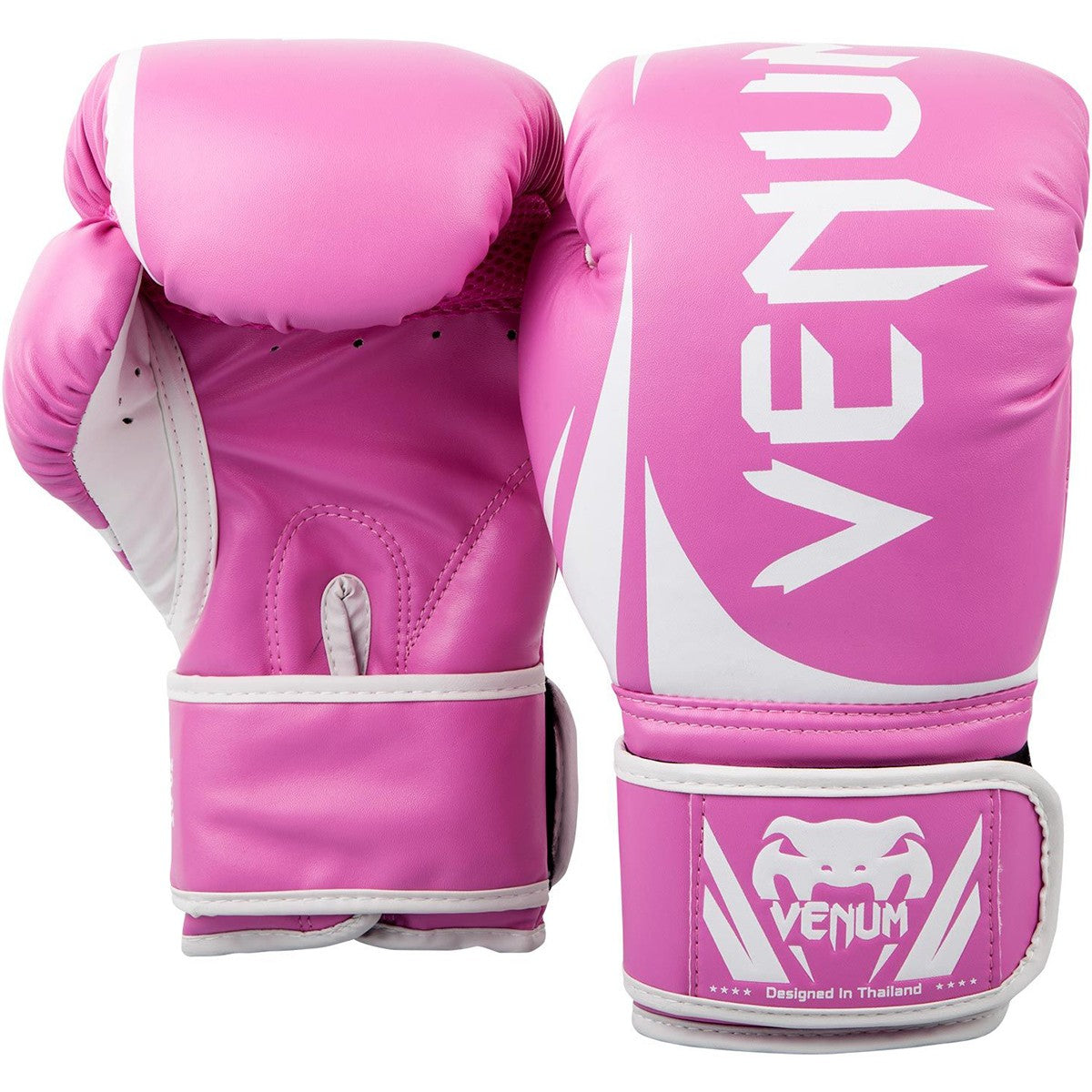 Venum Challenger 2.0 Hook and Loop Boxing Gloves for Training - Pink
