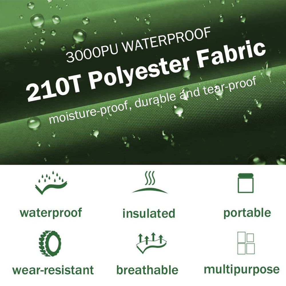 Waterproof Camping Tarp Tent Footprint Lightweight Ground Sheet Rain Fly 13'