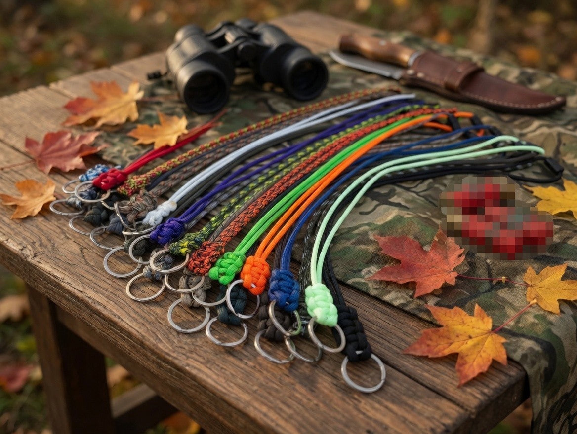 Paracord Neck Lanyard with Safety Breakaway for Keys, Badges, Tools
