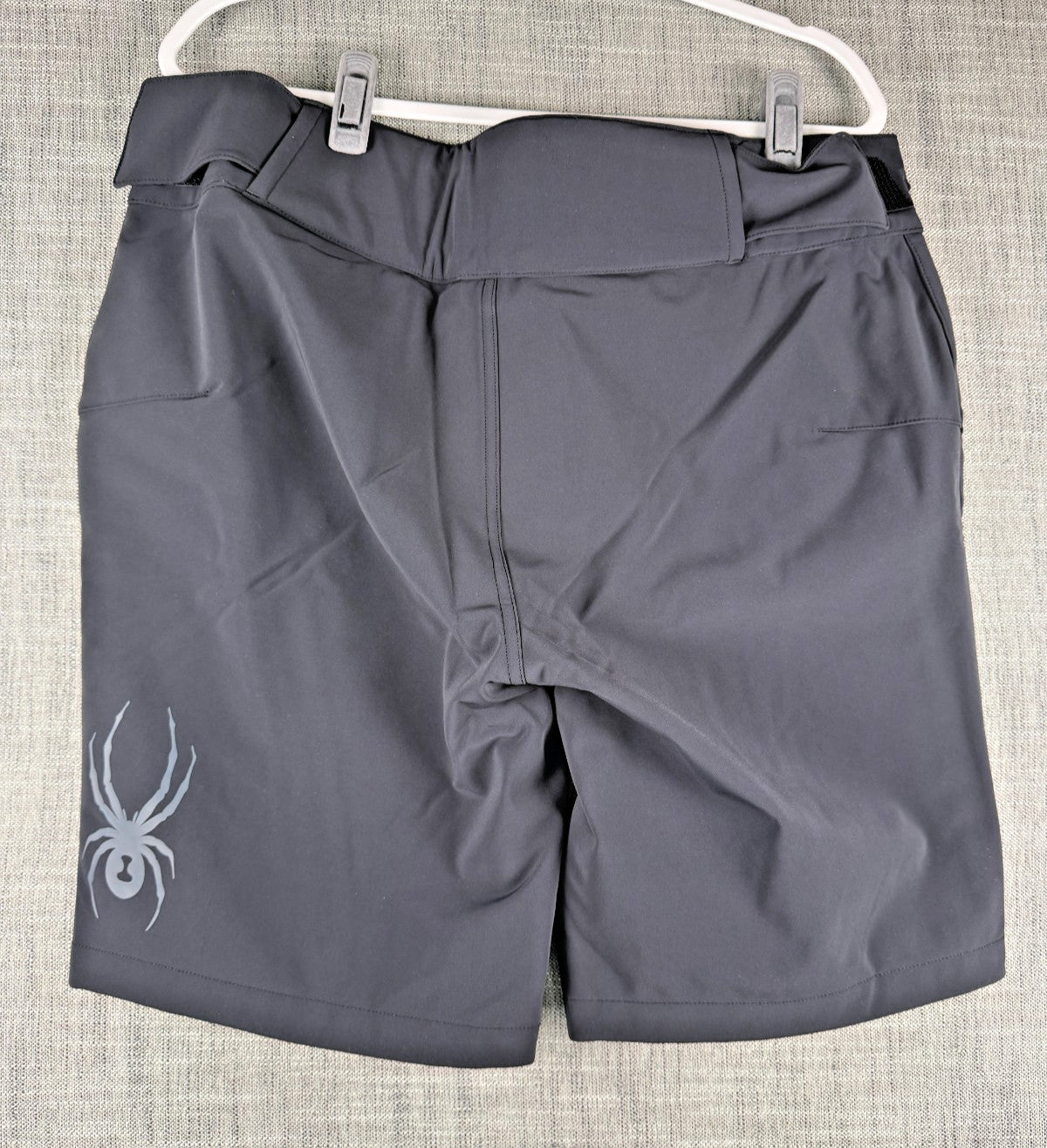 Size L Softshell Ski Racing Shorts with 10K DWR Waterproof Laminate