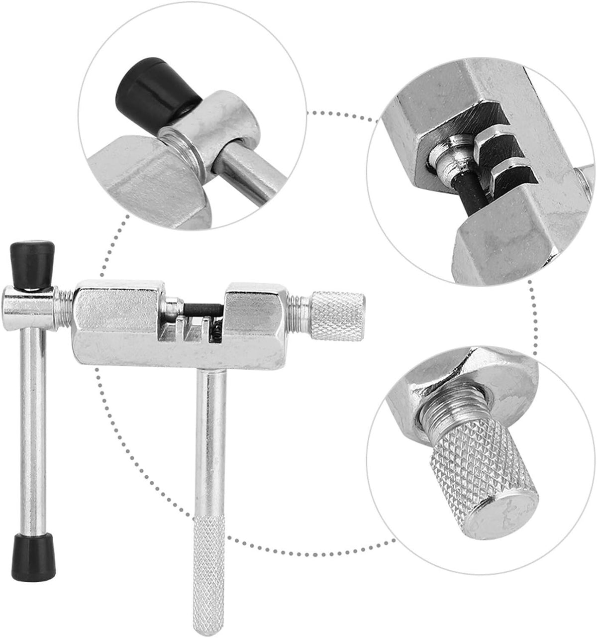 Bike Chain Breaker Tool Bicycle Chain Splitter Cutter for 7-10 Speed Bikes