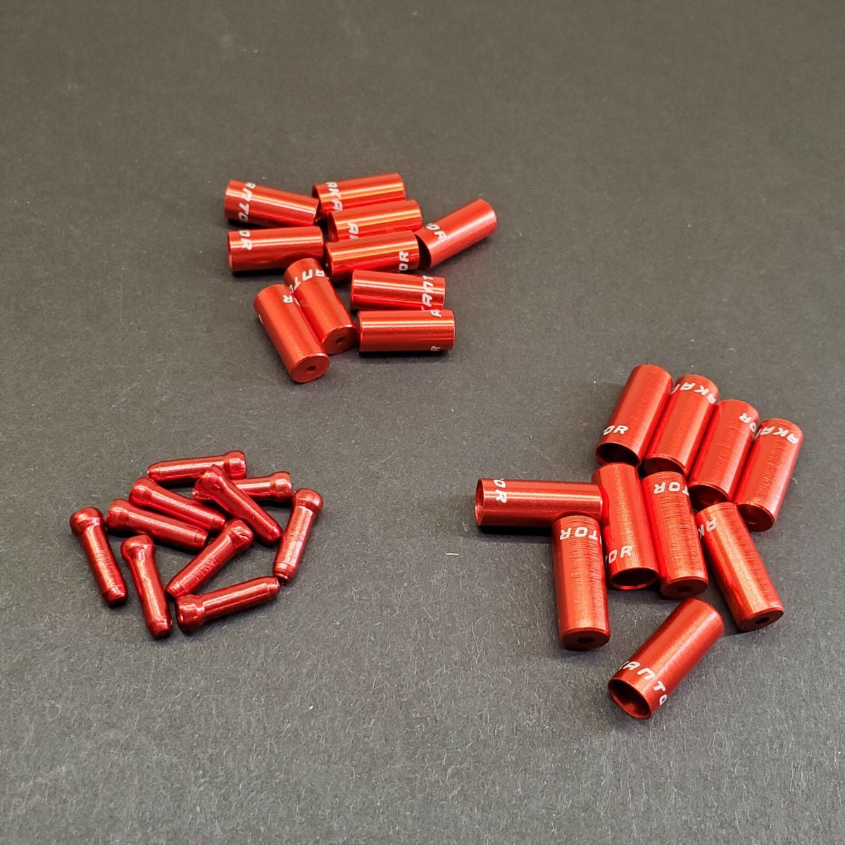30 Pc Bicycle Cable End Caps & Ferrule Hop-Up Kit - Multiple Colors