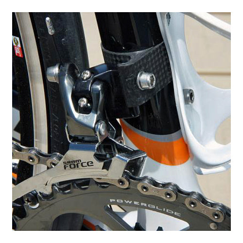 Lightweight Carbon Front Derailleur Adapter Clamp 34.9-35mm for Cycling