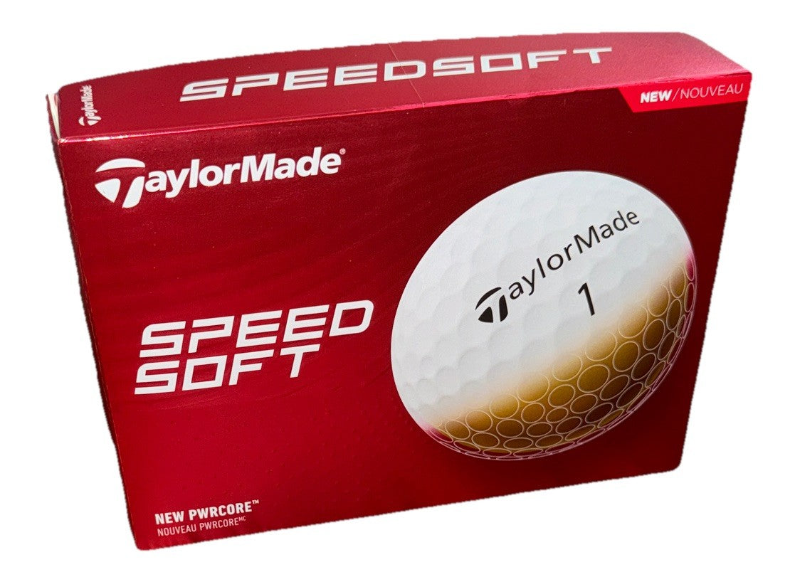 TaylorMade Speed Soft 2024 Golf Balls - 12 Pack, Distance & Performance
