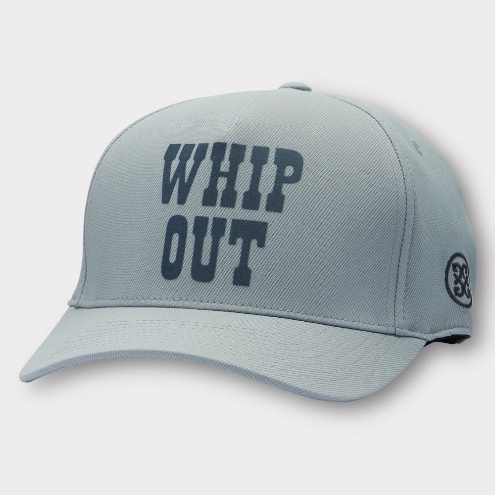 Golf Snapback Hat Breathable Mesh Twill Cap - Light Gray