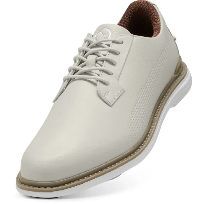 Men's Golf Shoes Puma Royale Real Tree Size 12 White & Expresso