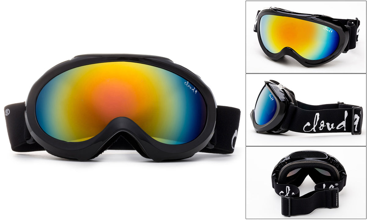 Kids Snow Ski Goggles Dual Lens Youth Ski Goggle with Pouch - Multiple Colors