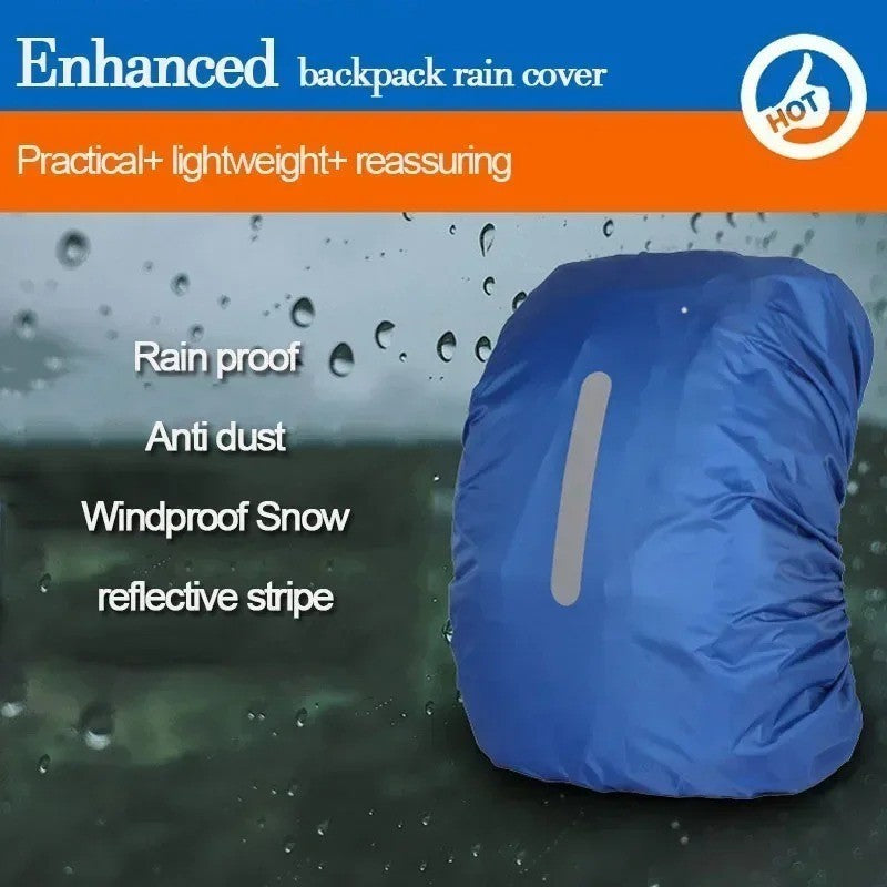 Waterproof Backpack Rain Cover 17-80L Reflective Hiking Camping Bag Protector