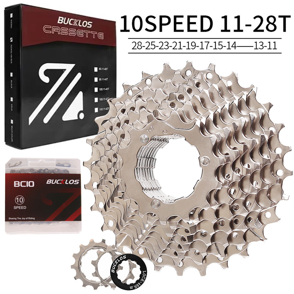 Bike Cassette and Chain Set for Shimano SRAM 8-12 Speed, 11-52T