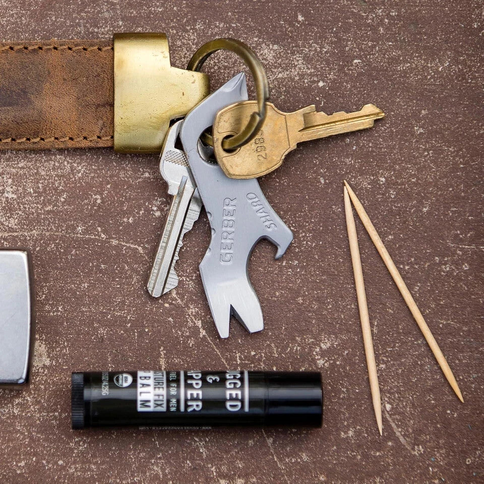Gerber 7-in-1 Keychain Multitool with Bottle Opener and Screwdriver