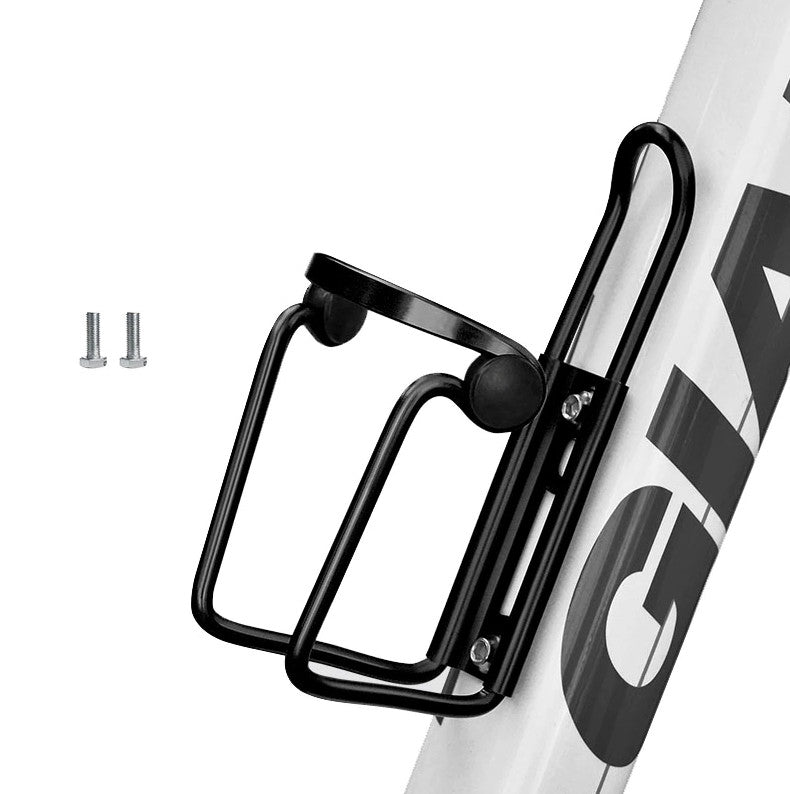 Lightweight Aluminum Bicycle Water Bottle Cages 2 Pack - Fits Most Standard & Oversized Bottles