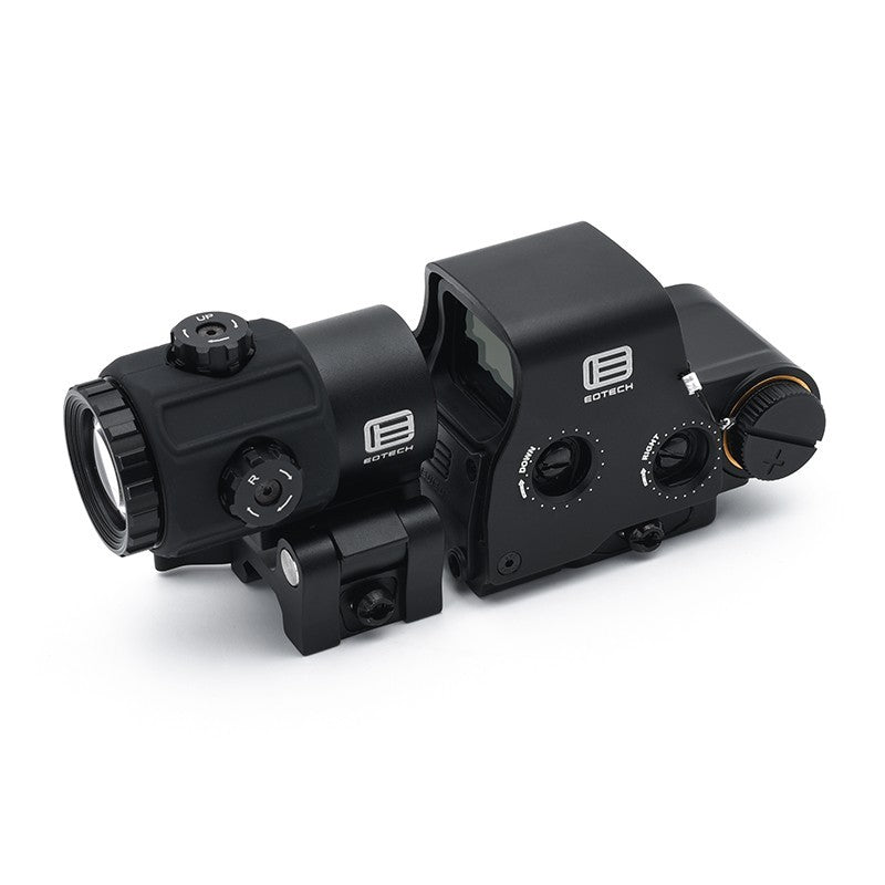 Holographic Magnifier Combo for Firearms with Red & Green Reticle, 3x Magnification