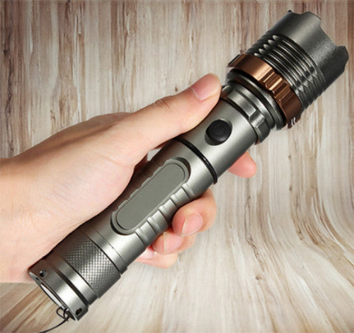 Rechargeable LED Camping Flashlight High Brightness Handheld Torch