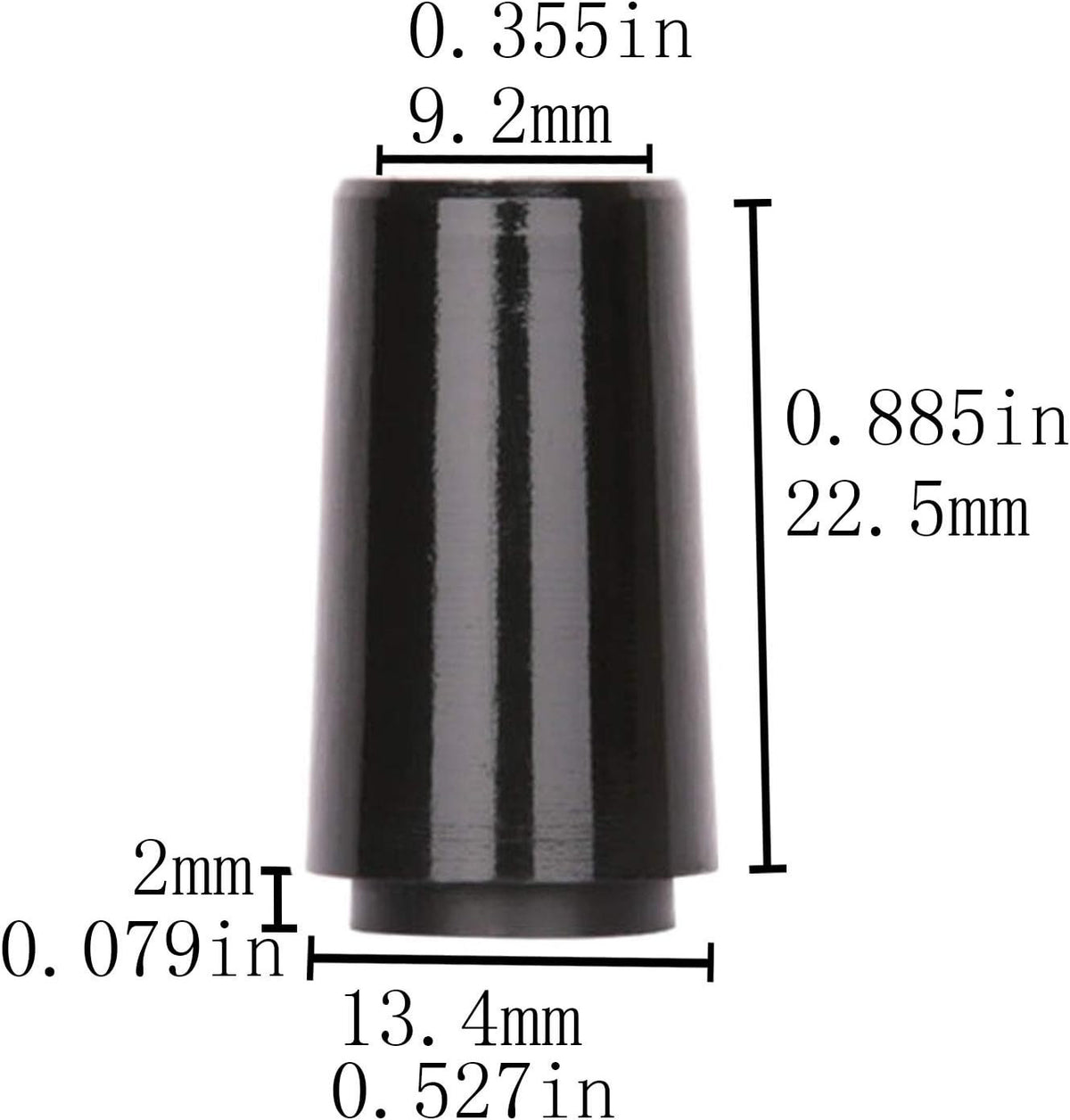 10Pcs Golf Ferrules 0.355 Taper Tip Iron Wedge Club Replacement