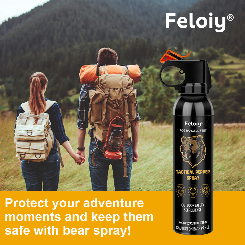 Bear Spray 11oz - Powerful Wildlife Deterrent with Free 1/2oz