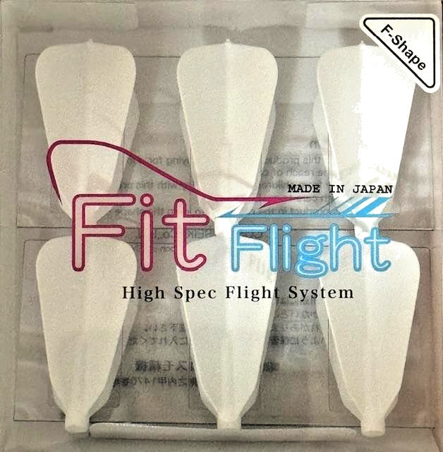 Dart Flights Original White F-Shape Double Pack