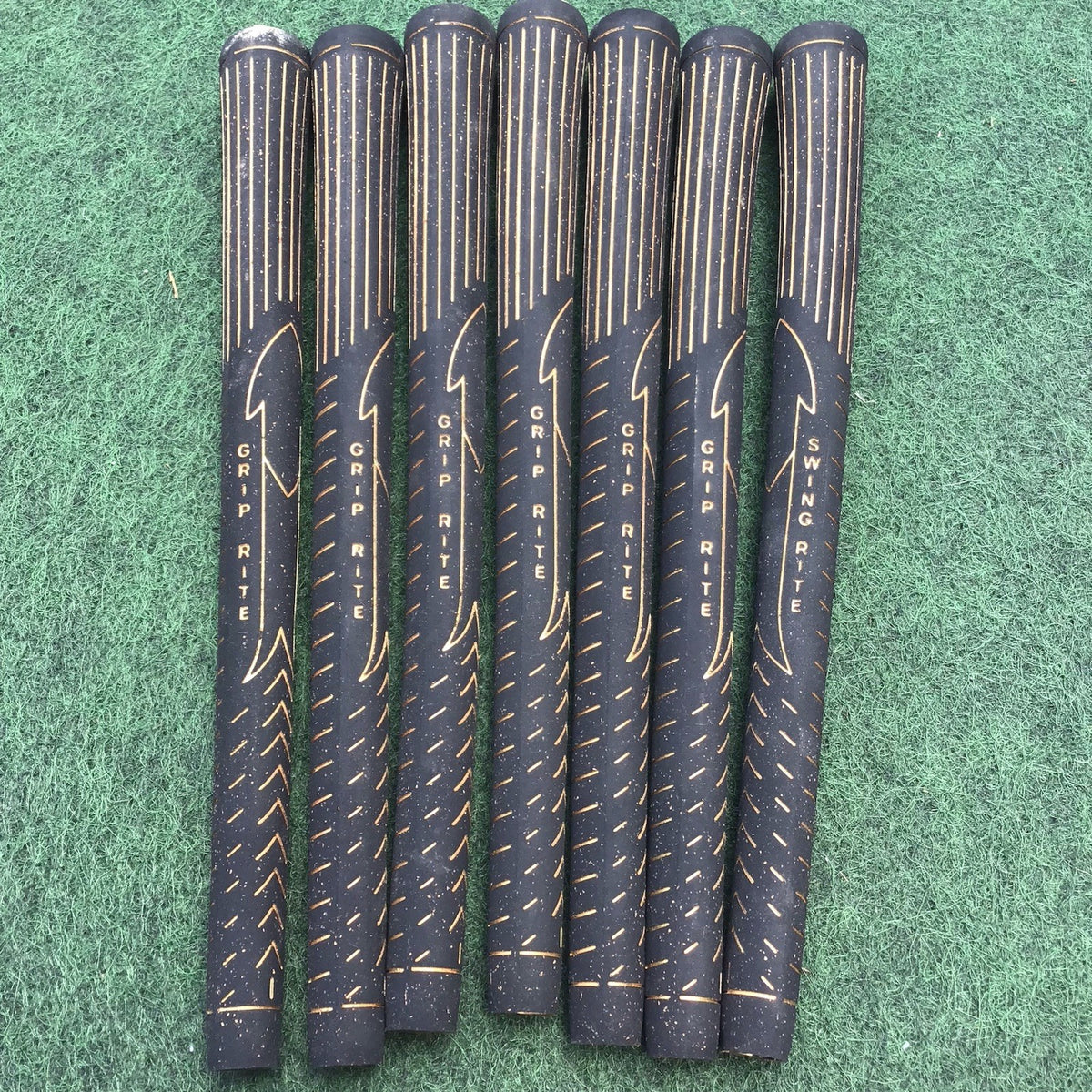 Golf Pride Victory V-2000 Golf Grips Black Gold Ladies 7 Pack