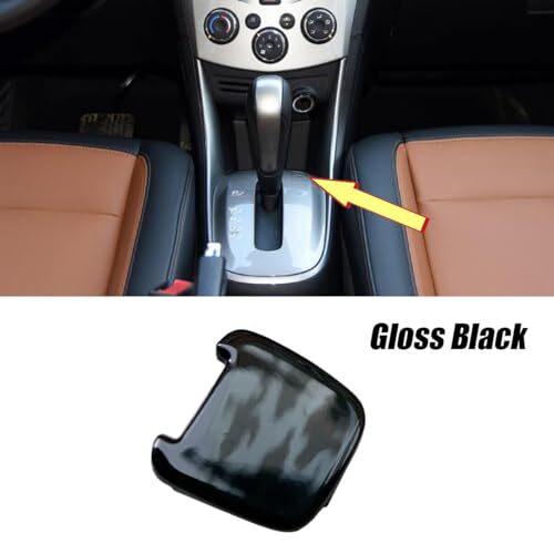 Gear Shift Gaiter Boot Cover for Chevrolet TRAX Frosted Black