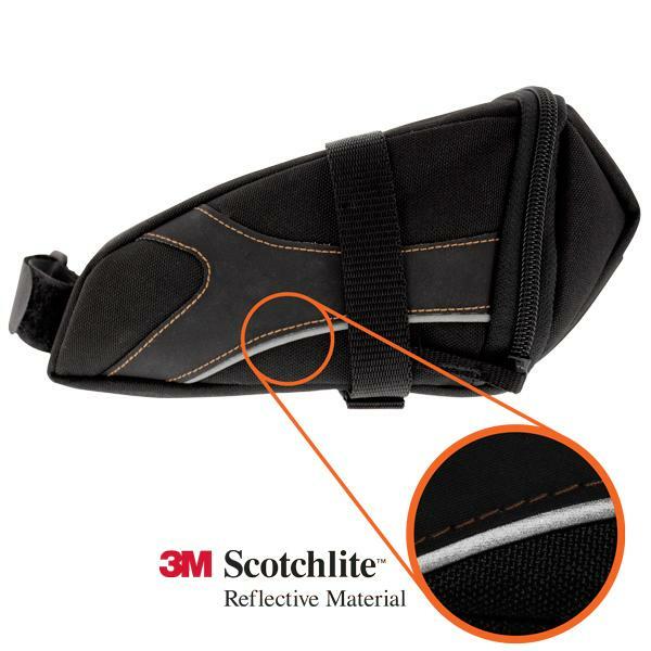 Bike Saddle Bag Rear Water-Resistant Storage Pouch - Medium Capacity