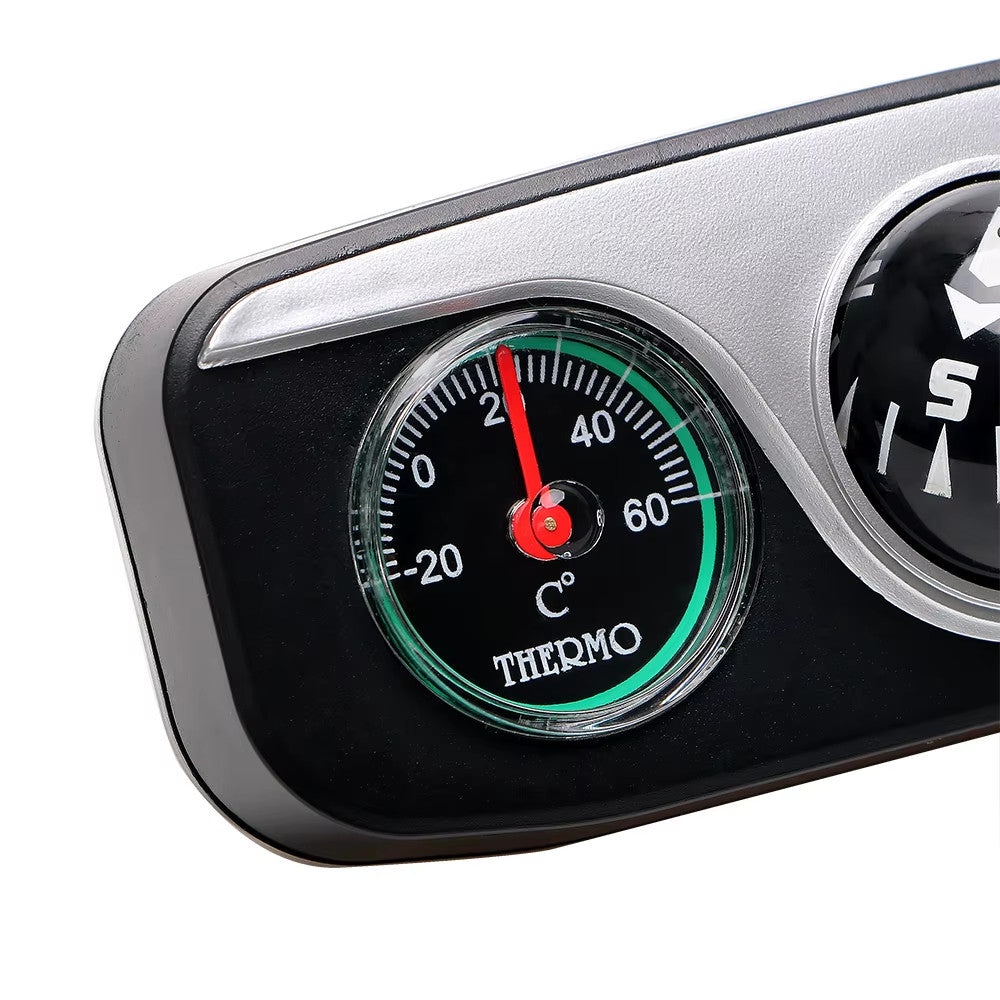 Car Decoration Compass Thermometer Hygrometer Auto Boat Vehicle Accessory