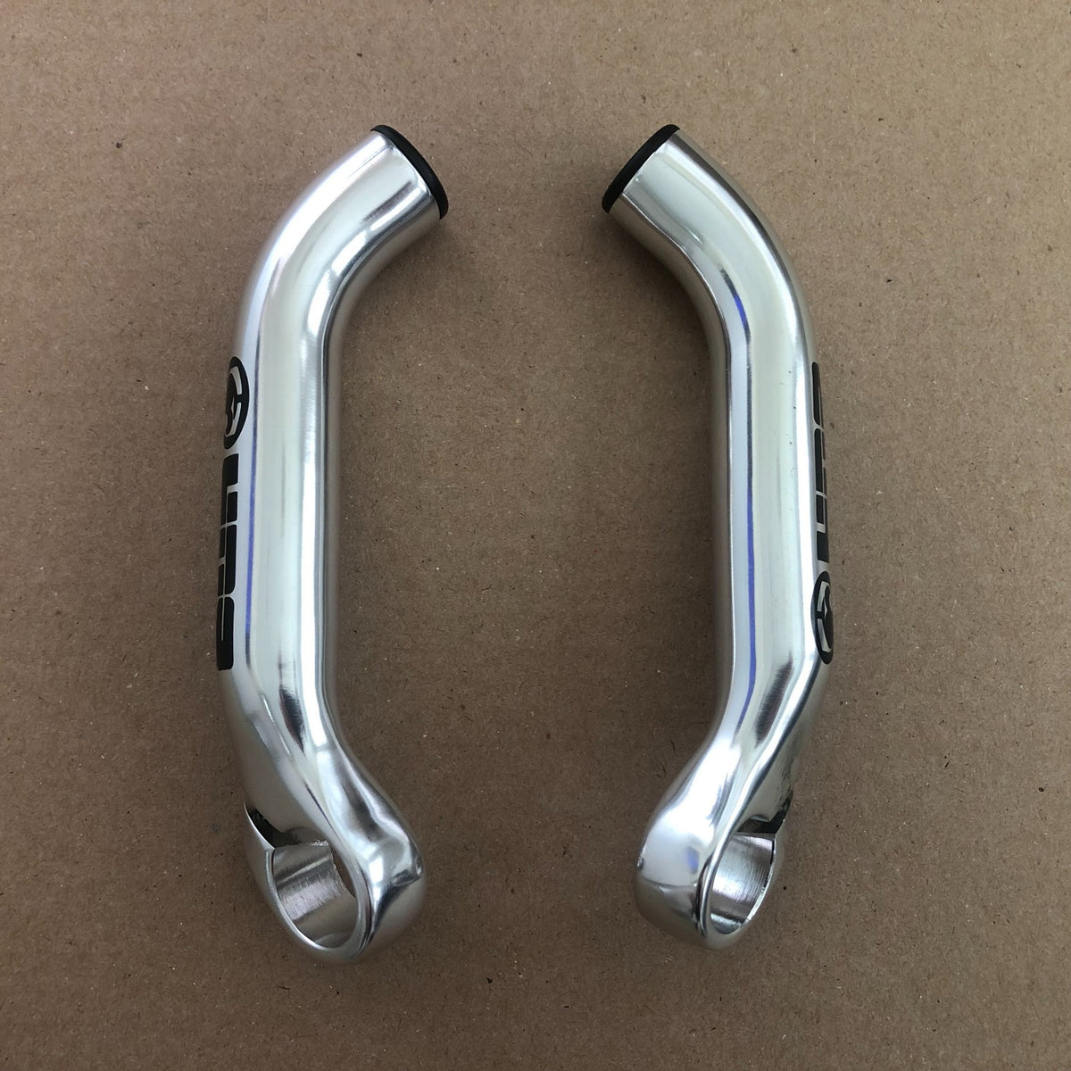 KALLOY Alloy Bicycle Bar End - Short Silver Handlebar End Caps