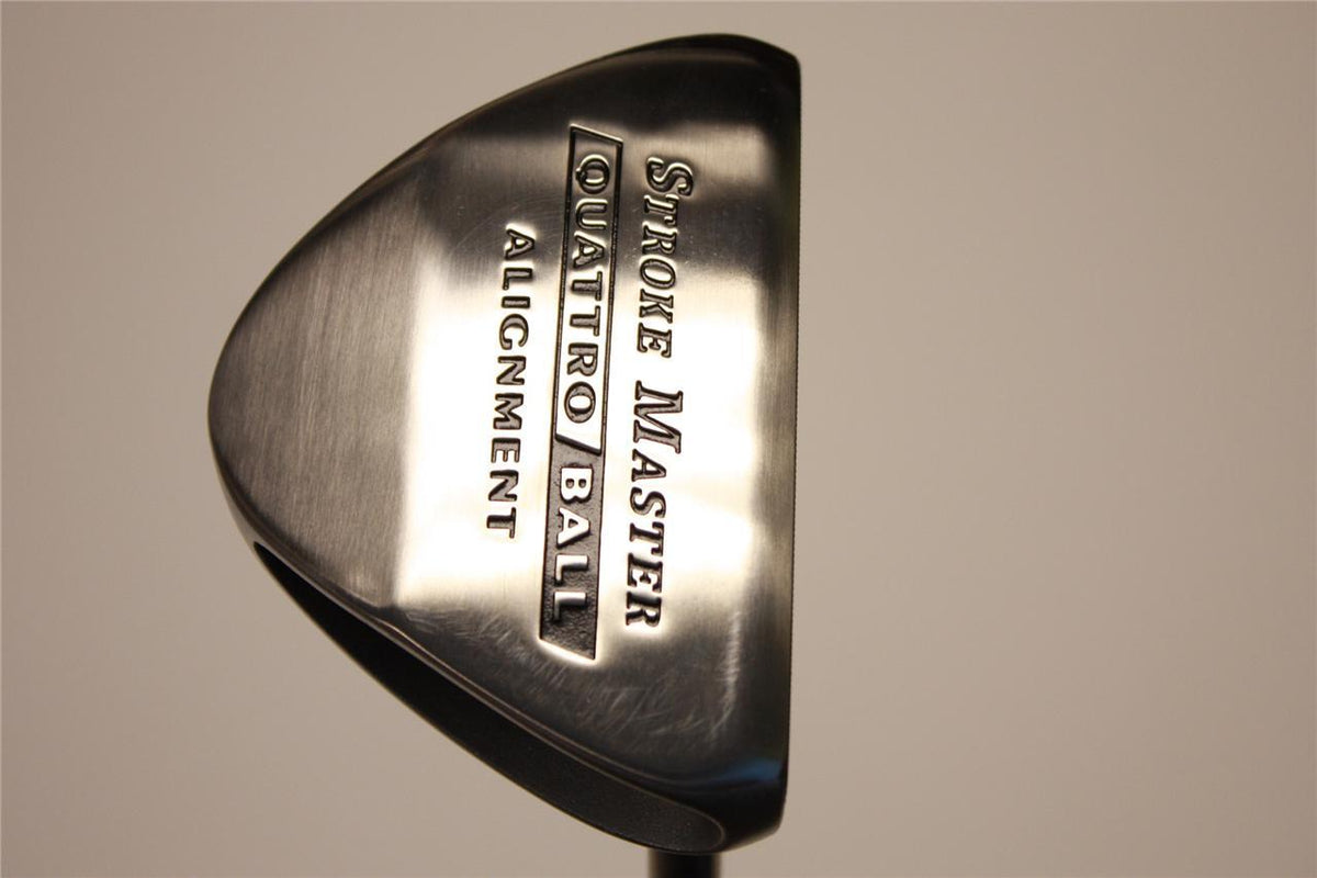 35-Inch Men's Golf Putter Stroke Master Red - Precision Mallet Club