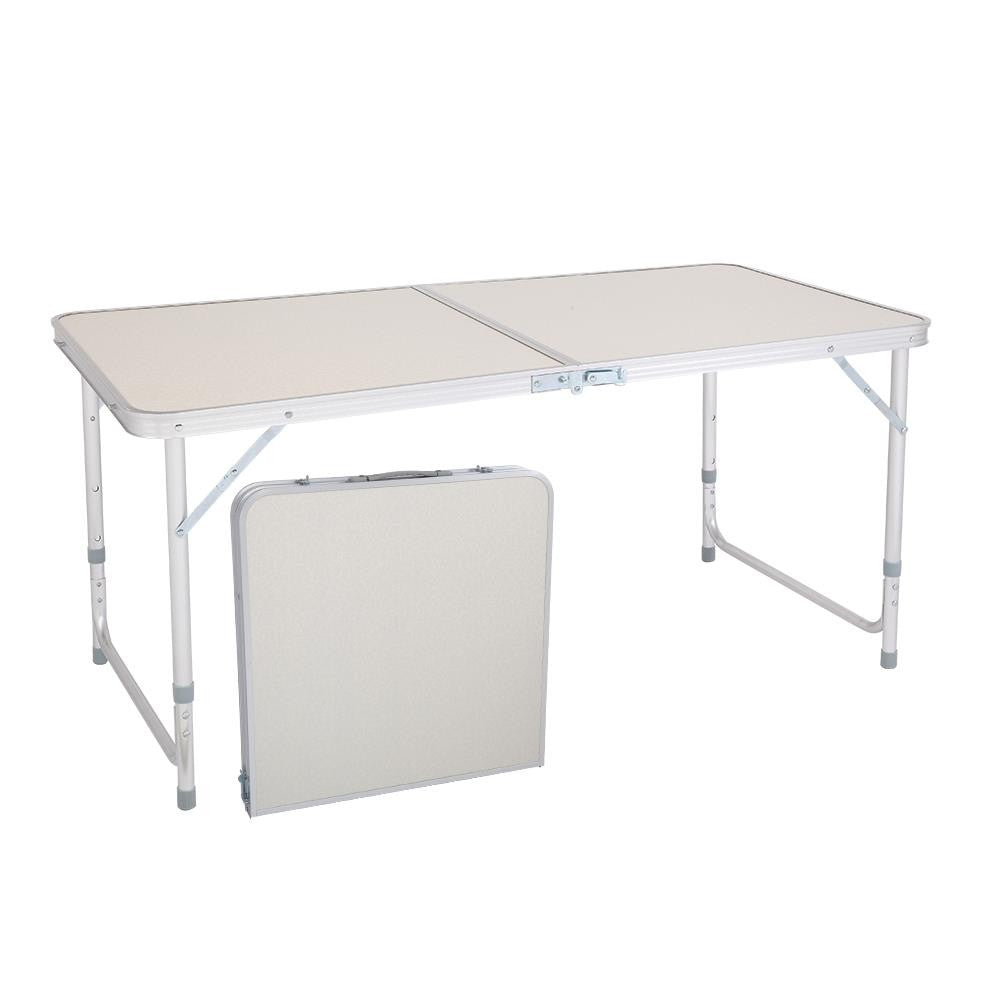 Portable Aluminum Folding Camping Table 4FT for Outdoor Picnic & Travel