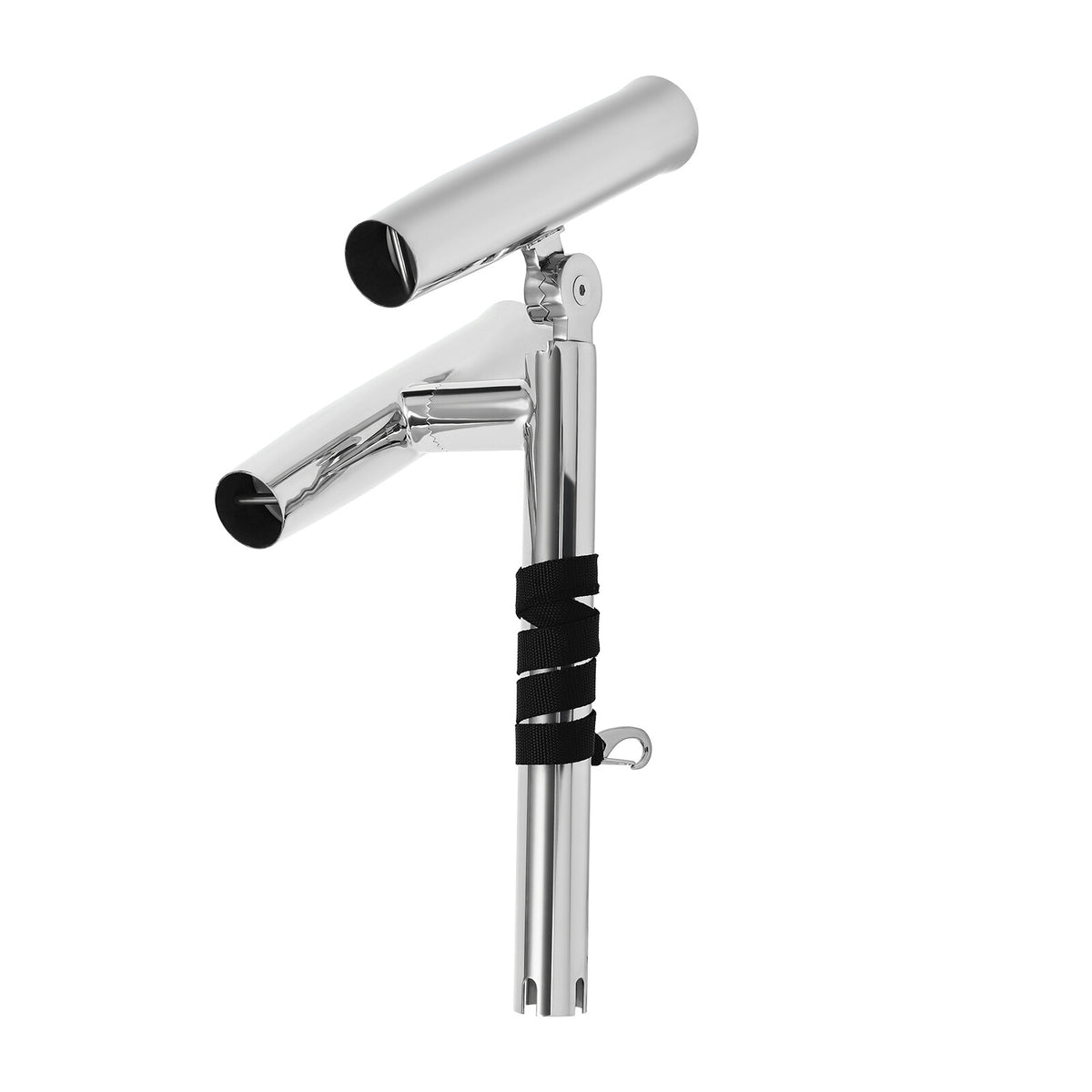 Adjustable Double Angle Stainless Steel Fishing Rod Holder for Boat Outrigger