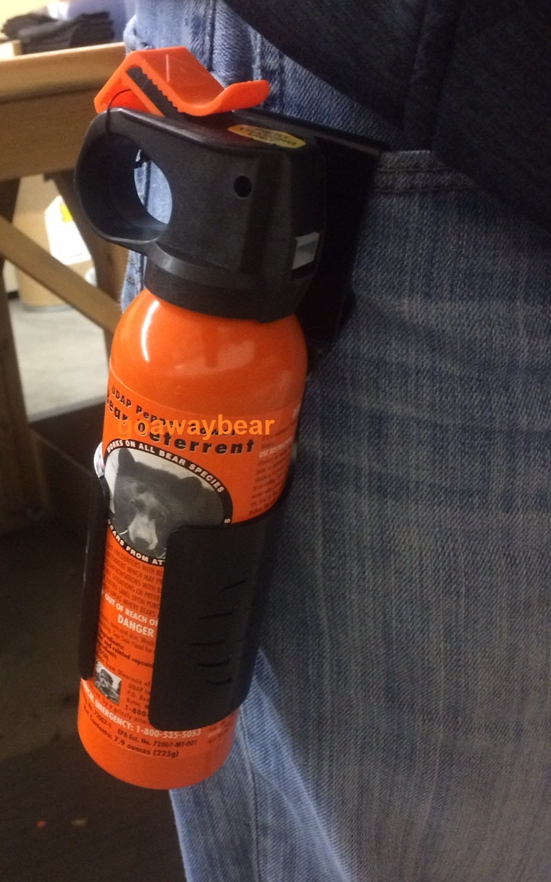 12V Pepper Bear Spray with Holster - 2 Pack, Up to 35 Ft Range, Non-Lethal Deterrent