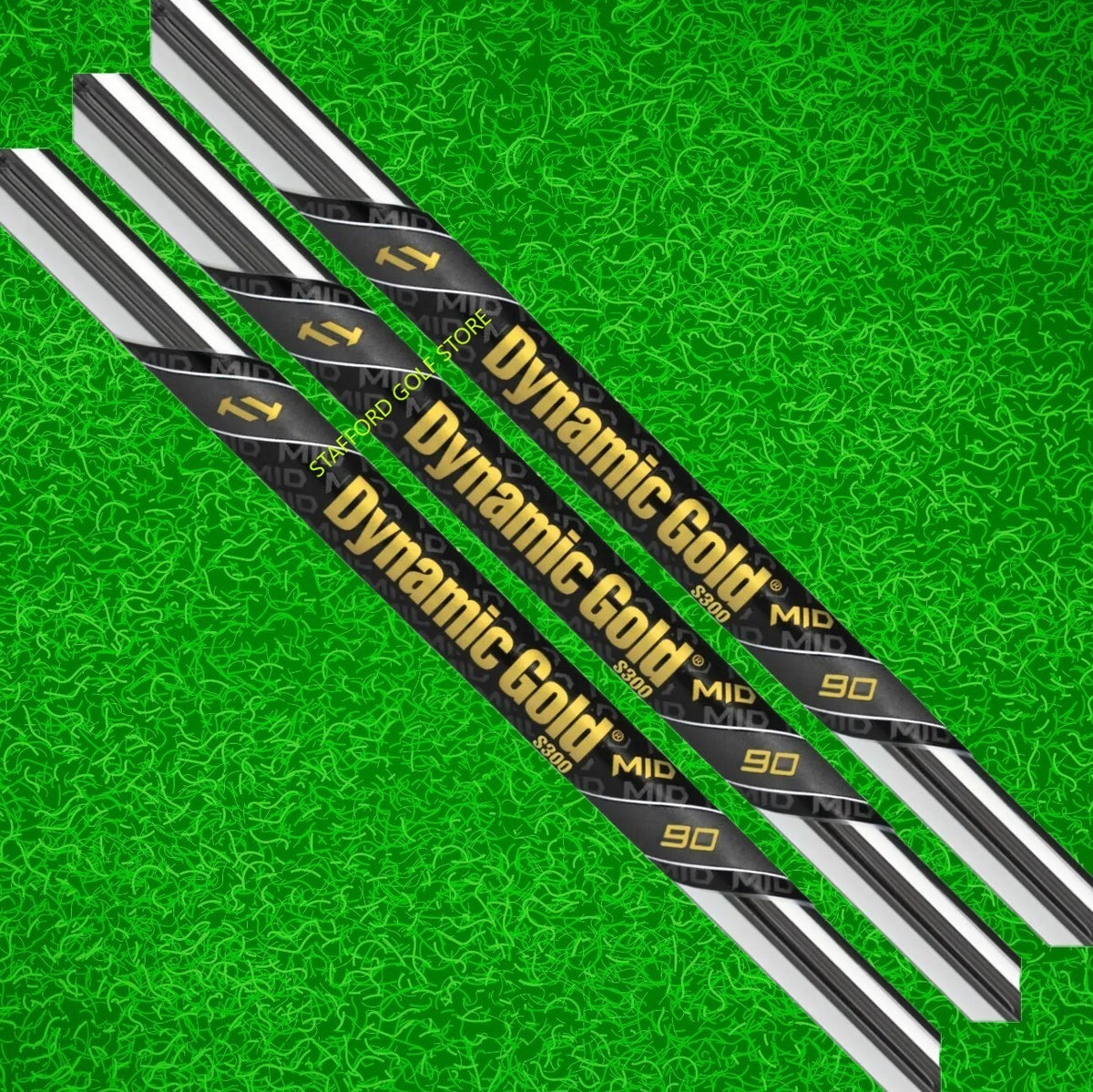 Steel Iron Shaft Set for Golf Clubs - Dynamic Gold 90 Mid .370