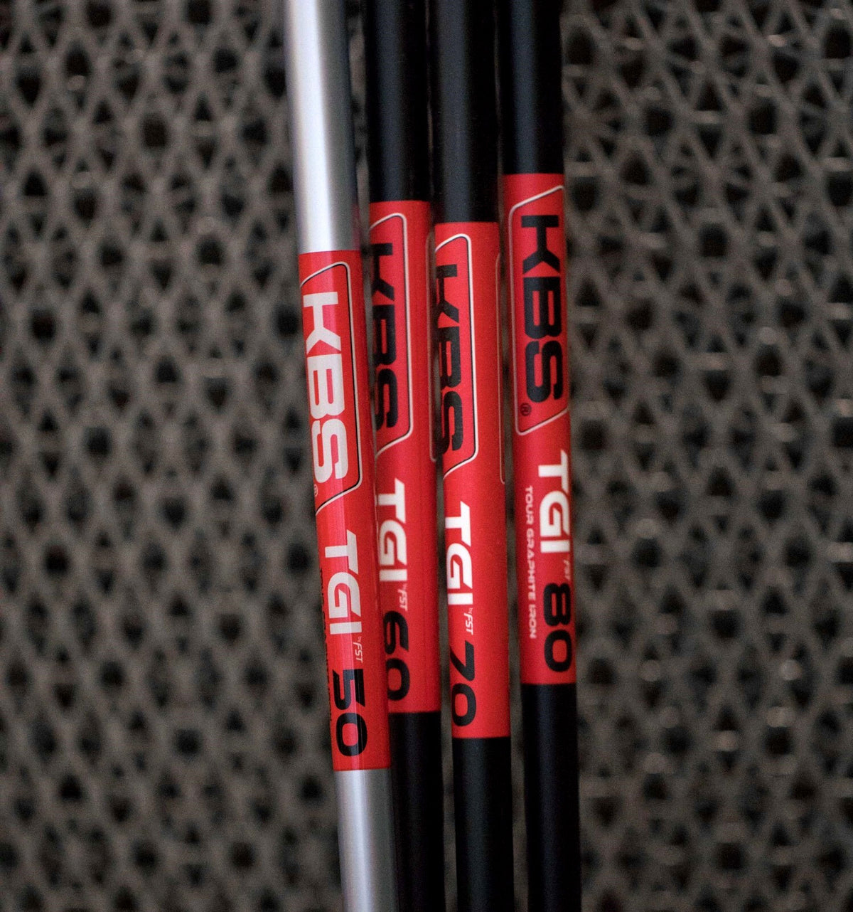 Golf Iron Shaft Set - Graphite TGI Tour KBS Custom Flex & Weight Options