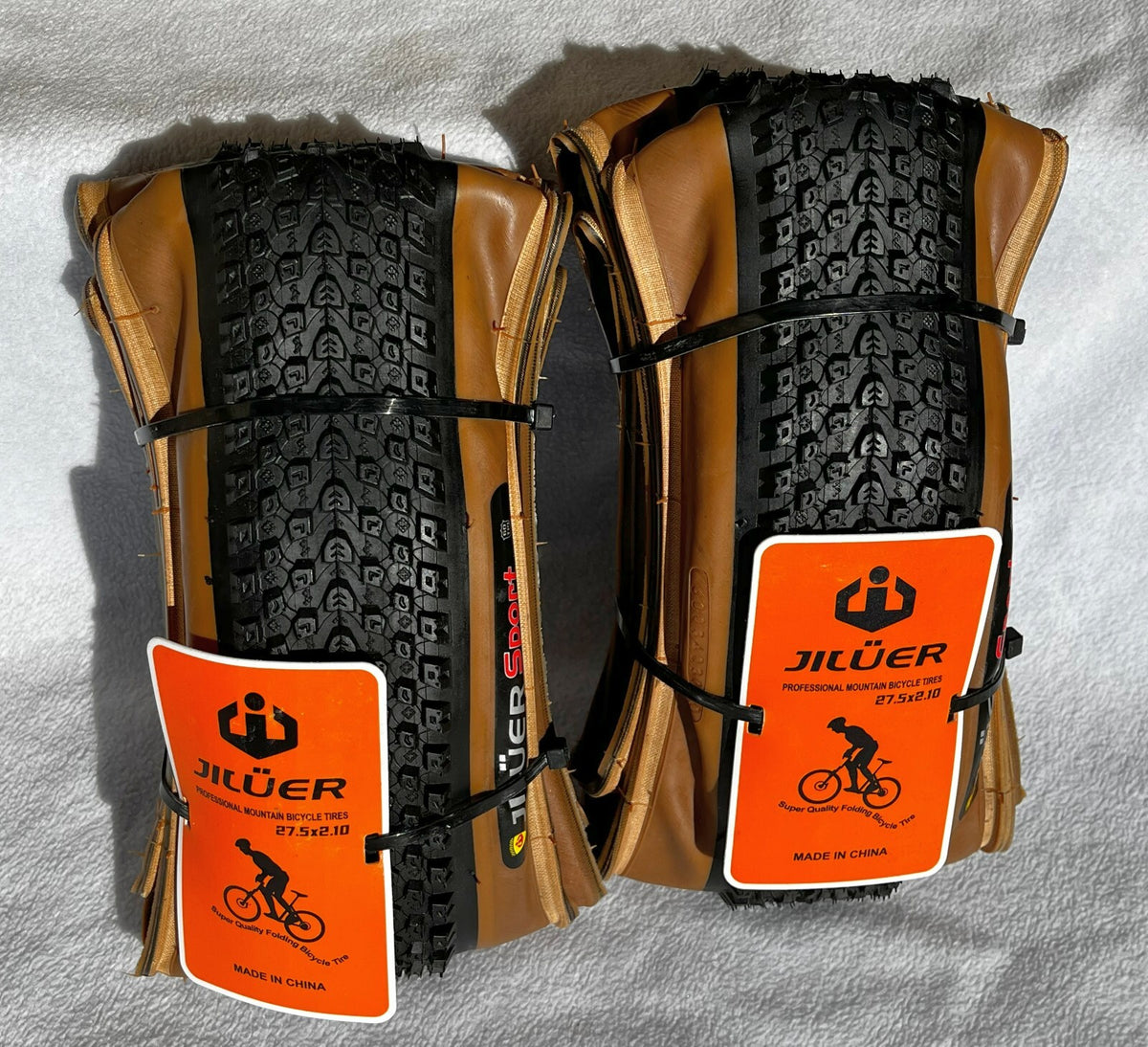 2 Pack Bicycle Tires - 26x1.95, 26x2.25, 27.5x2.10, 29x2.20 | Mountain Bike Tires