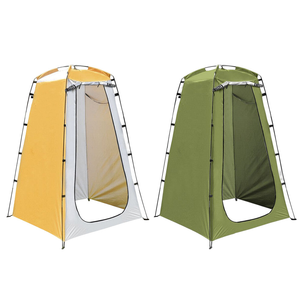 Portable Toilet and Privacy Tent Kit for Outdoor Use - Waterproof & UV-Resistant