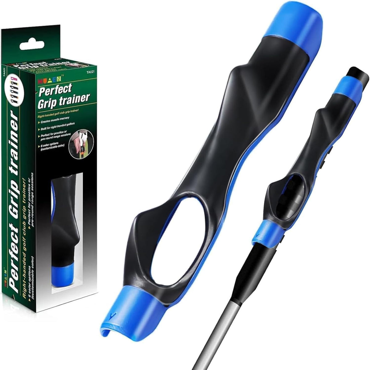 Golf Grip Trainer for Right Hand - Improves Swing & Hand Position