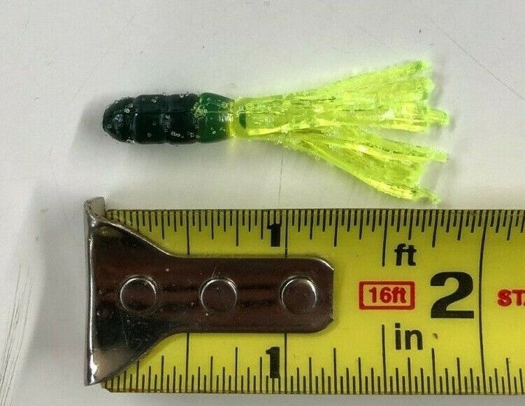 Bulk 500 Crappie Tube Jigs - 2 Inch Soft Plastic Fish Baits, USA Made