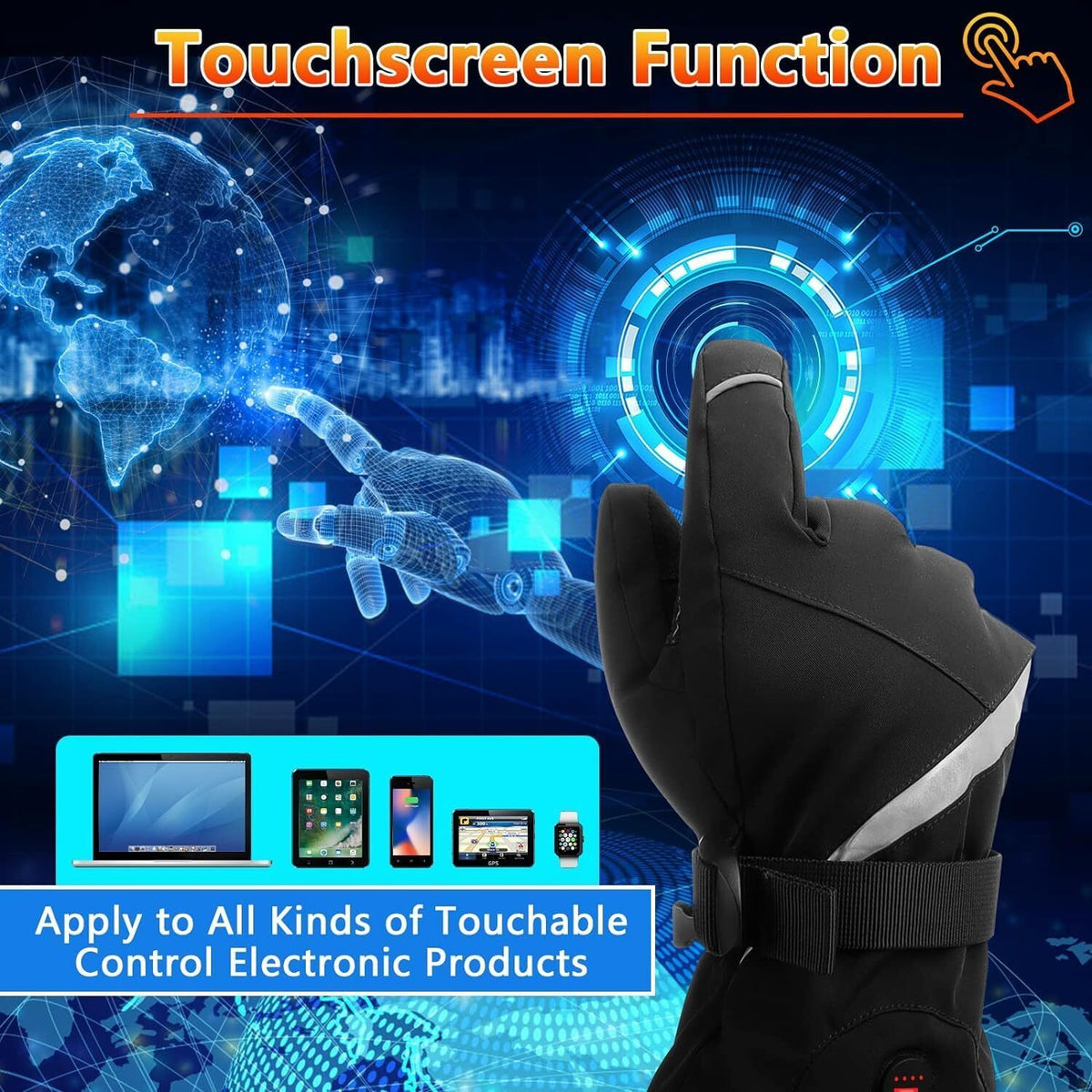 Electric Heated Socks & Gloves Set for Winter Cold Weather - Rechargeable