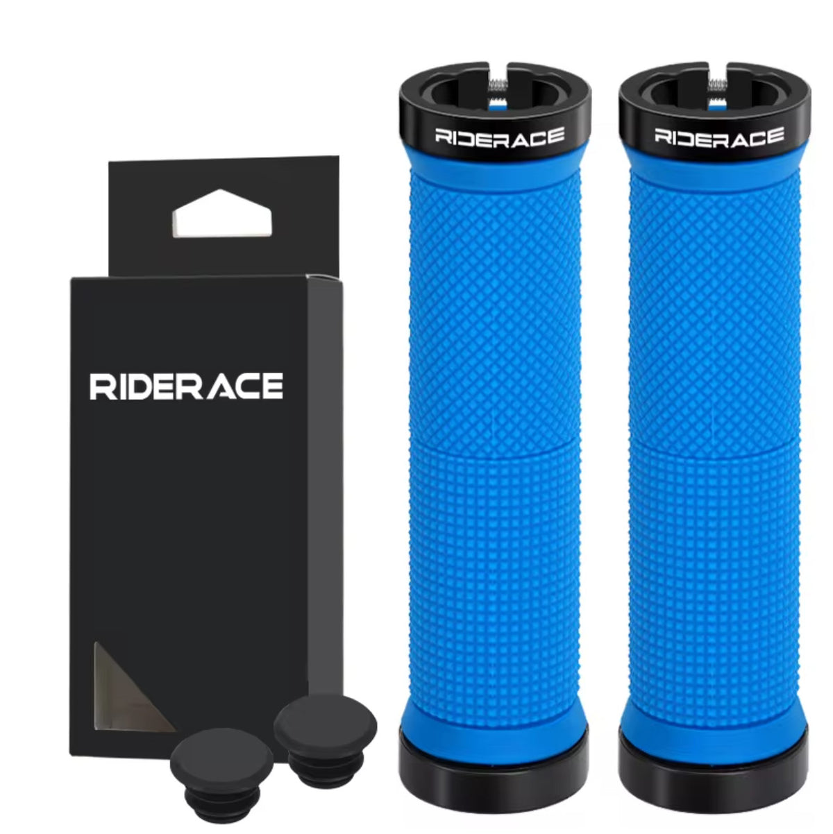Lock-On Bicycle Handlebar Grips for Mountain Bikes - Comfortable MTB Cover