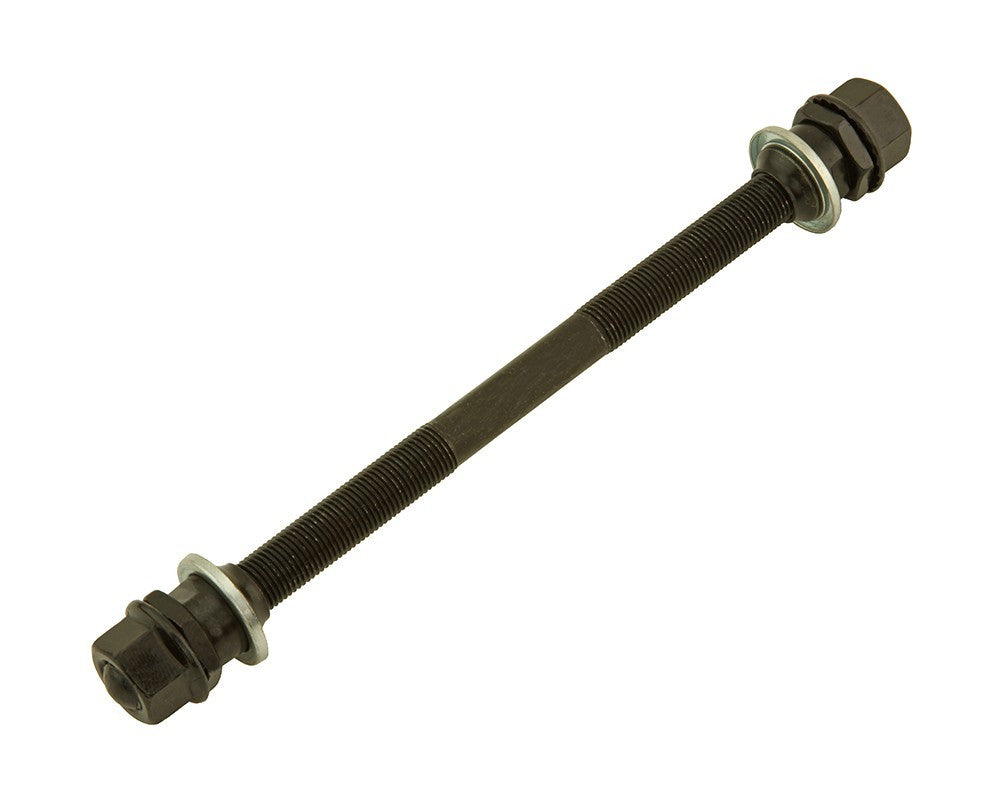 Bicycle Hub Axle 3/8 x 175mm 26T Black Steel Front & Rear Freewheel