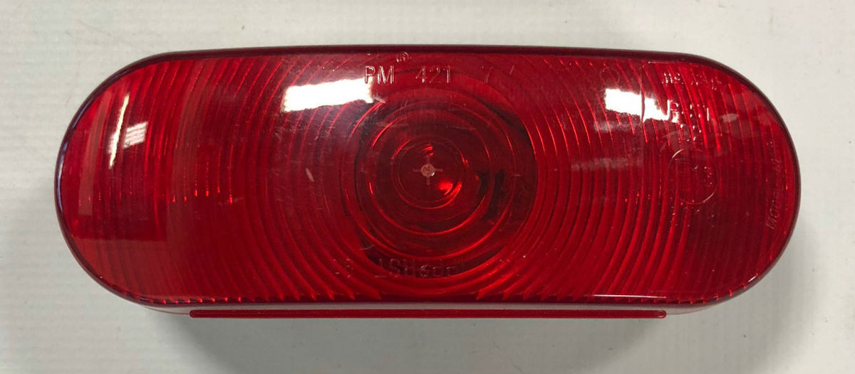Triton Red Incandescent Oval Tail Light for Trailers - Model 03526