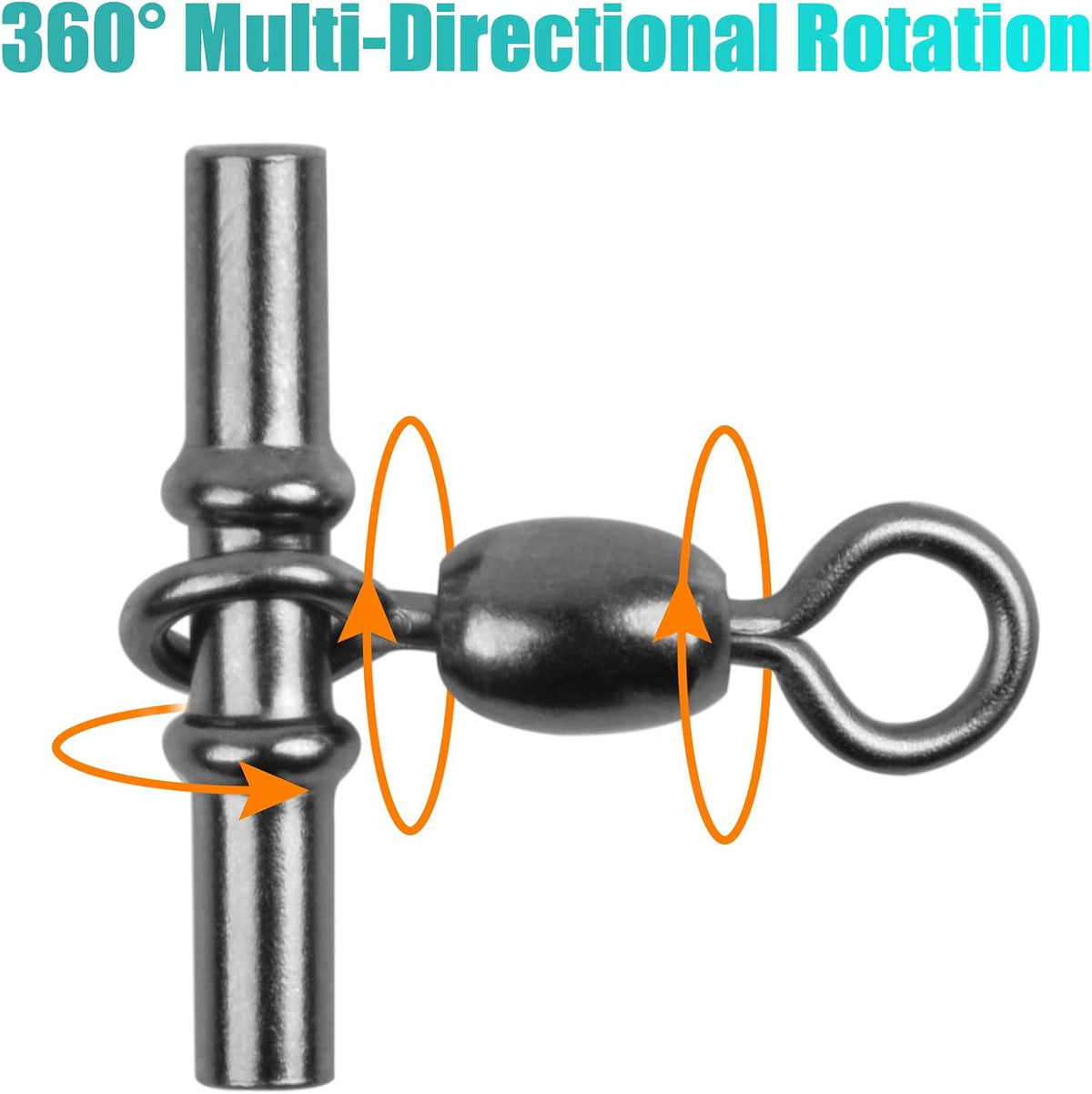 Heavy Duty 3-Way Swivels for Deep Drop Rigs Saltwater Fishing Tackle - 25 pcs