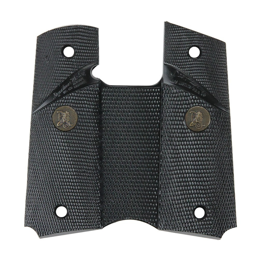 1911 Full Size Rubber Pistol Grip - No Backstrap, Black, Recoil Reduction