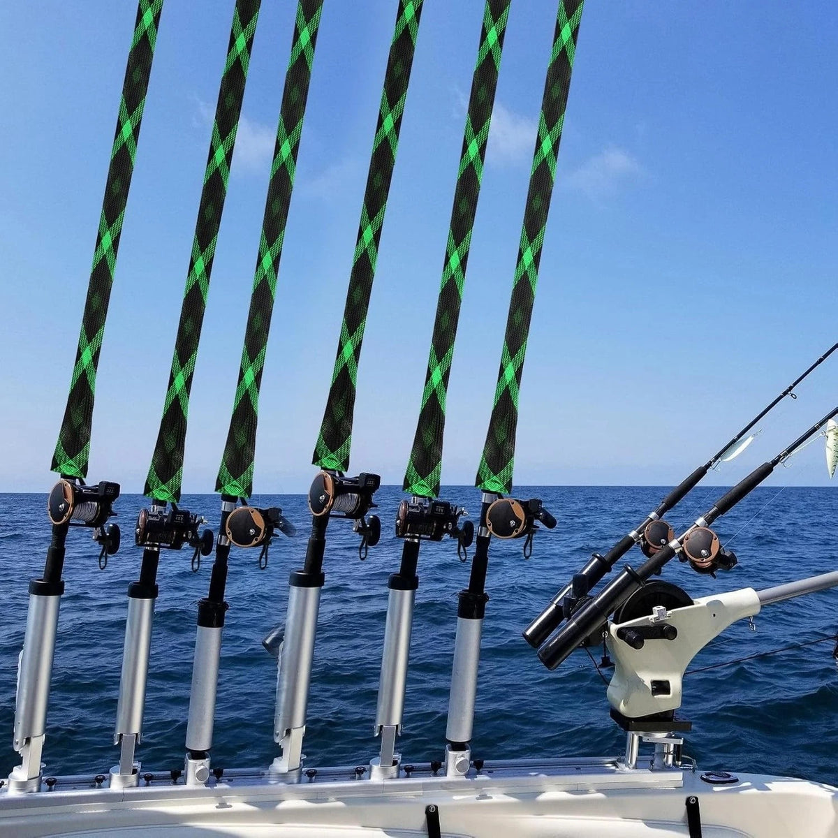 10PCS Fishing Rod Sleeve Covers - Water-Resistant, Protect & Organize Poles