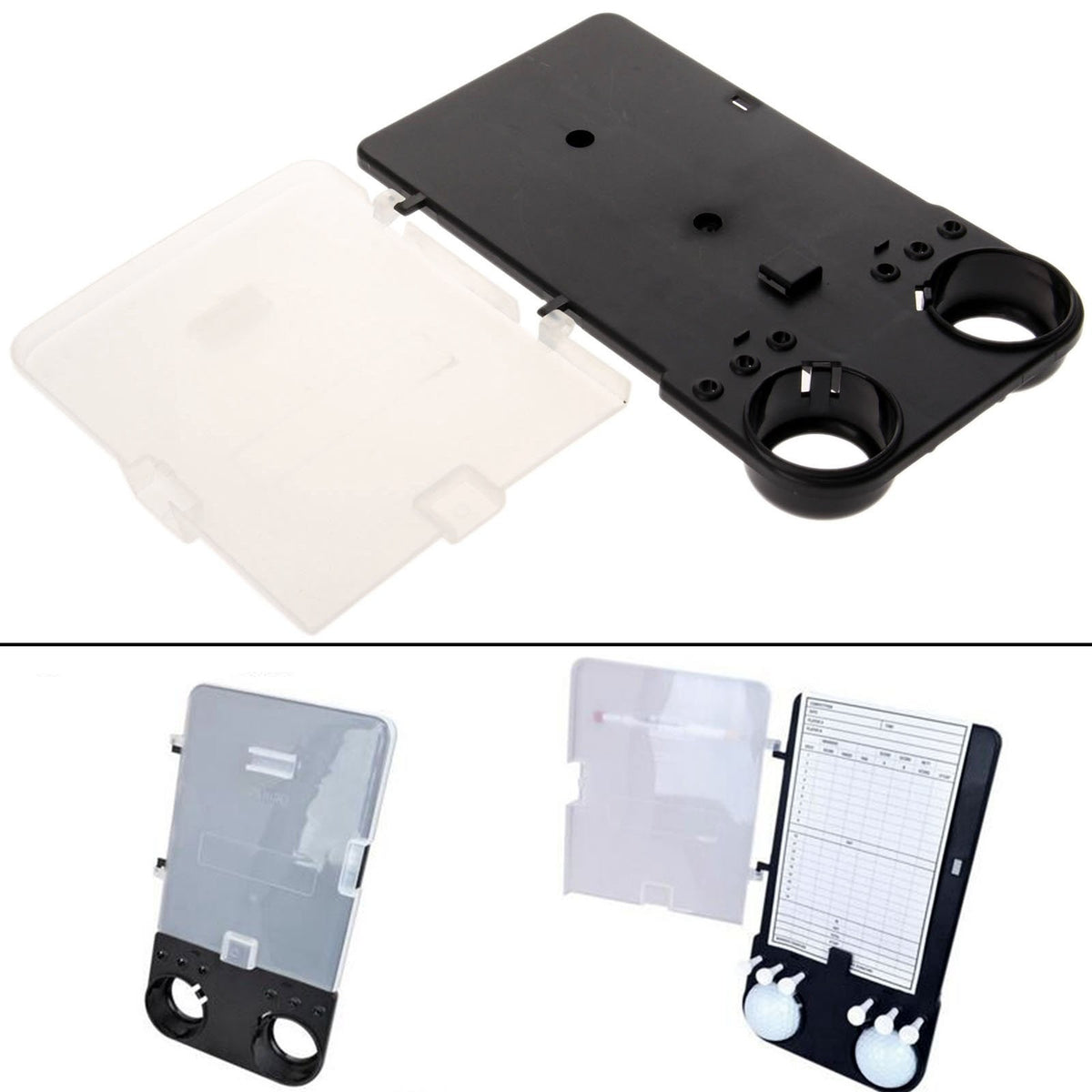 Golf Score Card Holder for Golf Cart Multi-Function Scoreboard and Organizer