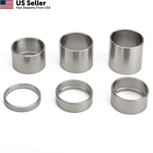 Titanium Bicycle Headset Spacers Set - 4/6 Pieces, 28.6mm Diameter