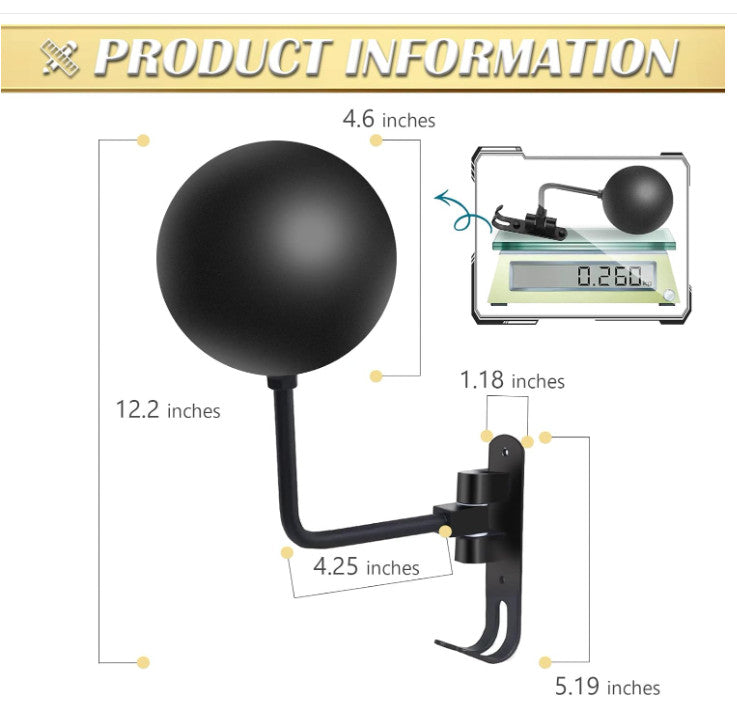 Motorcycle Helmet Wall Mount Rack Set of 2 with 180° Rotation