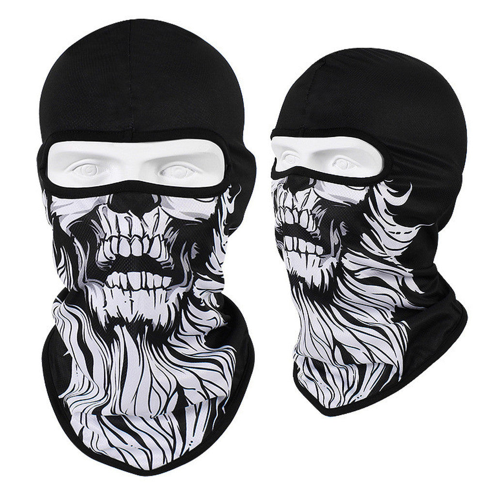3D Ghosts Skull Balaclava Cycling Motorcycle Face Mask Halloween Cosplay
