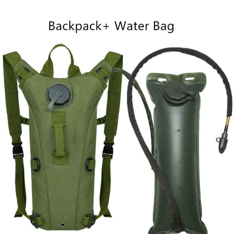 3L Hydration Backpack Water Bladder Bag for Hiking Camping Cycling Outdoor