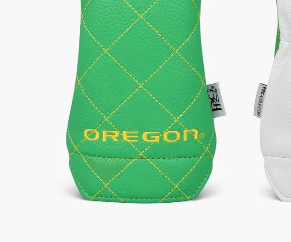 Golf Fairway Wood Headcover - Premium Leatherette & Plush Fur, Oregon Ducks
