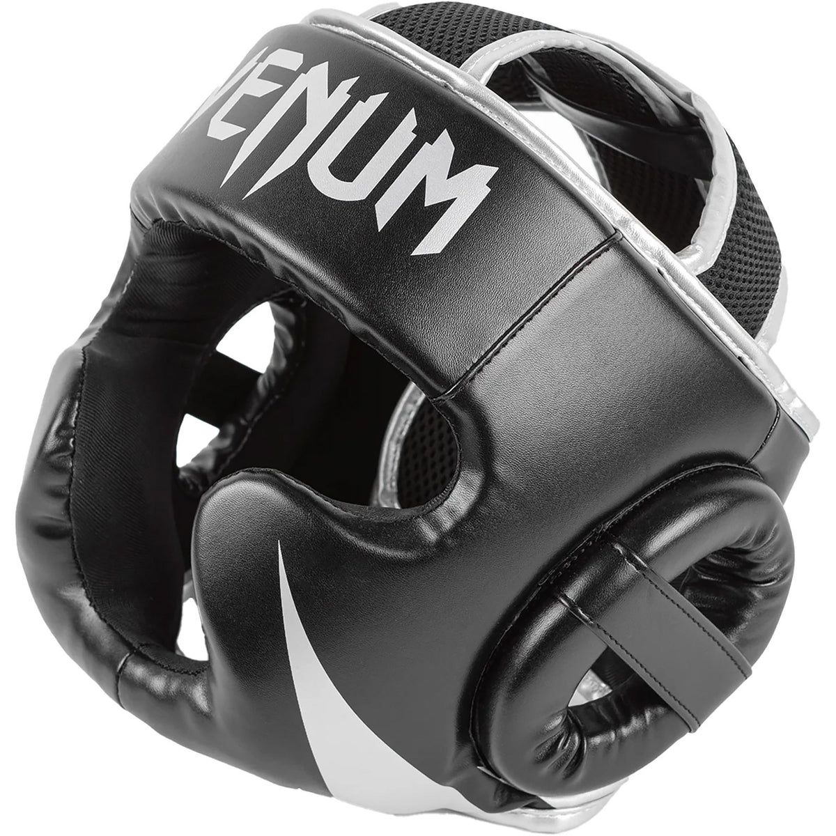 Venum Challenger 2.0 Boxing and MMA Headgear - Black Silver