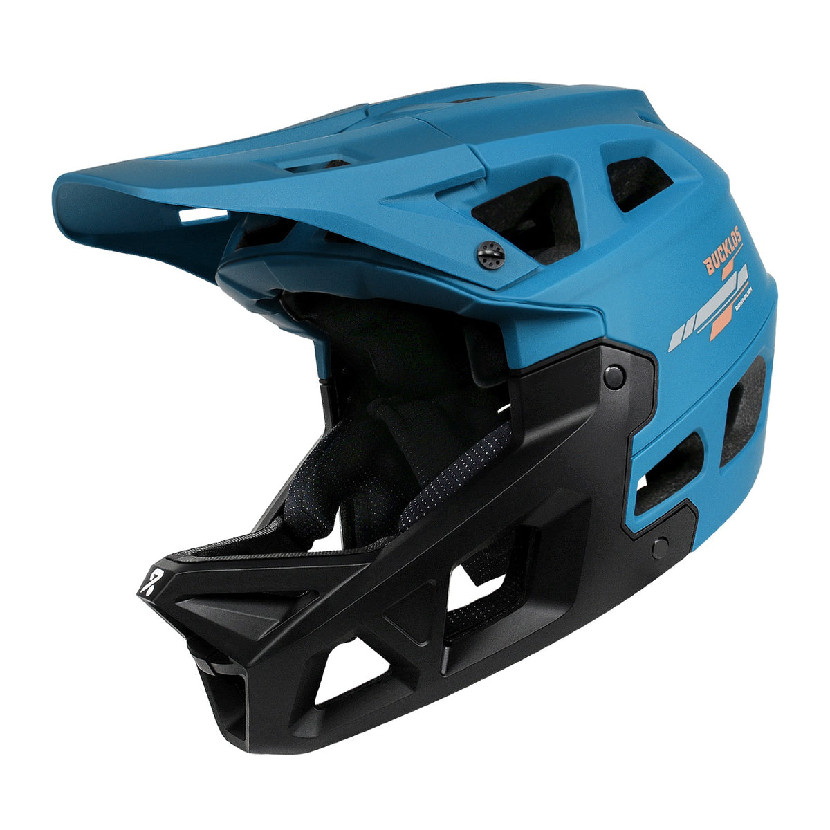 Full Face Mountain Bike Helmet for Adults - Adjustable MTB Helmet 55-61cm